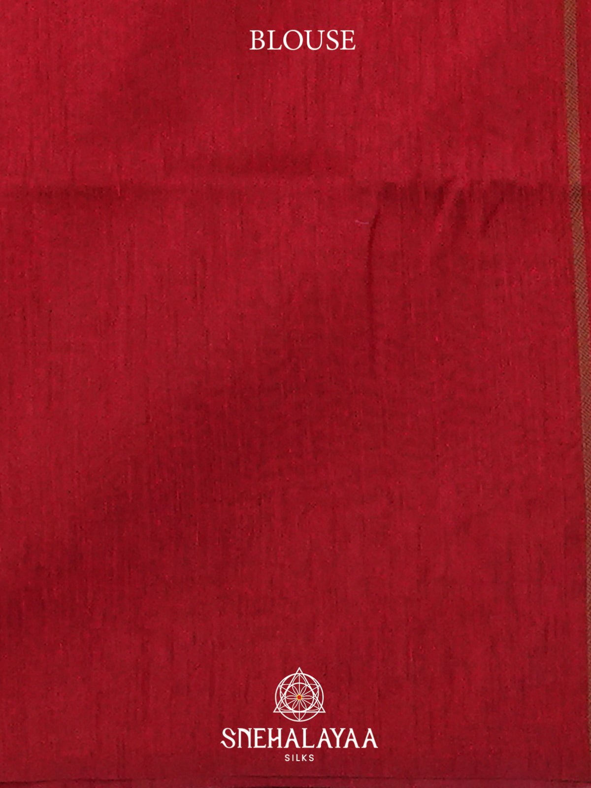 Red  Linen Saree
