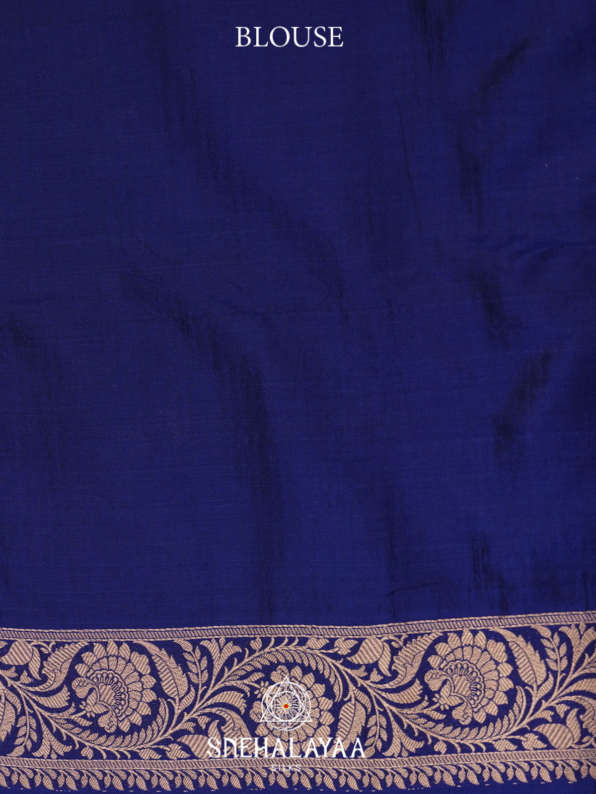 Royal Blue Banarasi Silk Saree