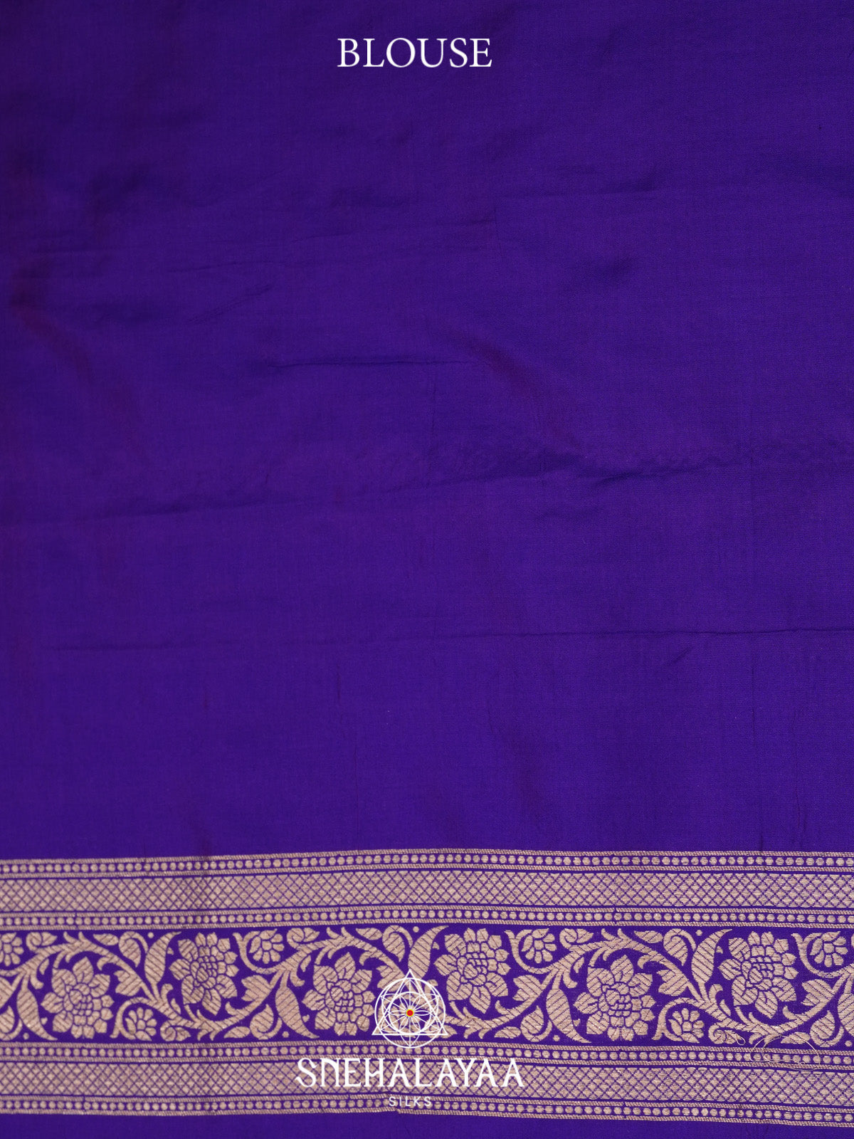 Violet Banarasi Silk Saree