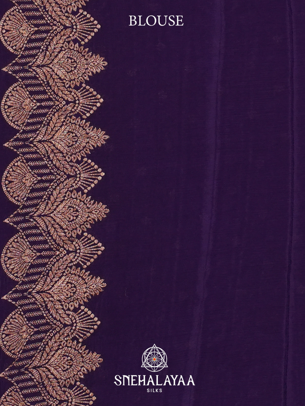 Navy Blue Banaras Saree