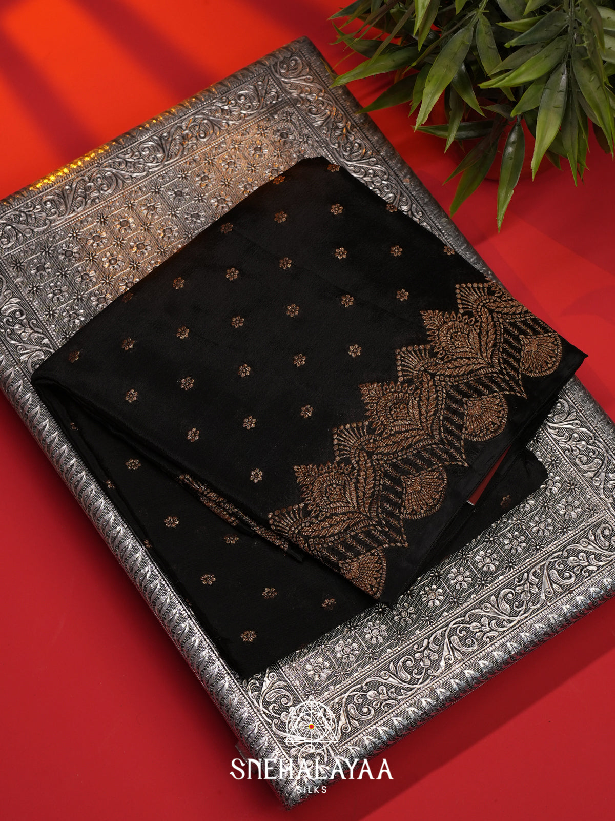Black Banaras Saree