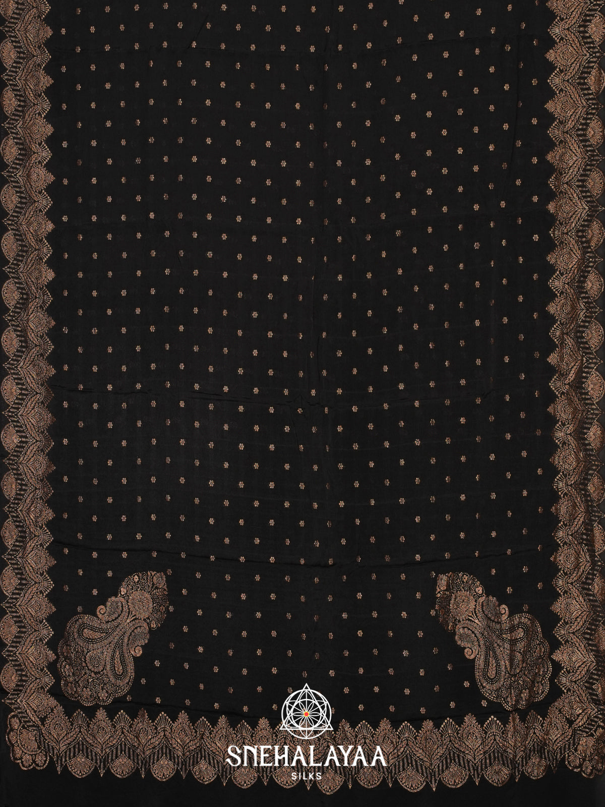 Black Banaras Saree