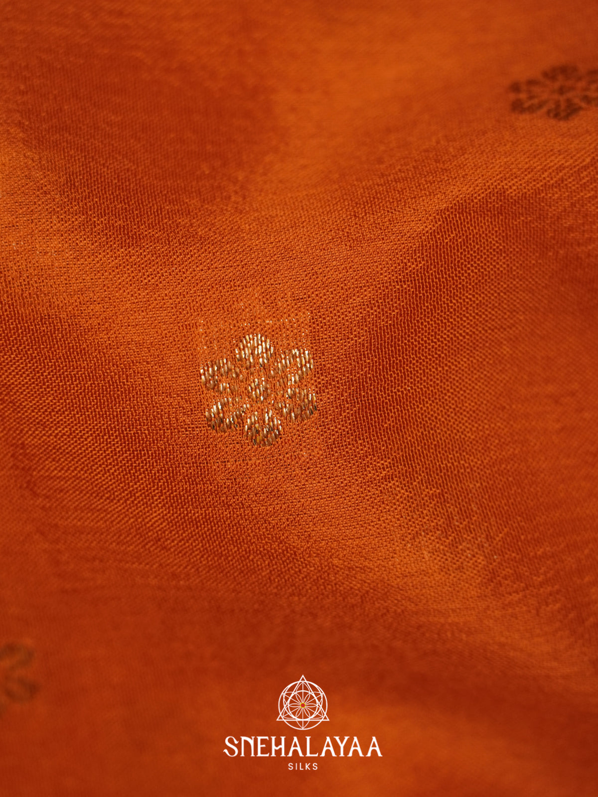 Orange  Banaras Saree