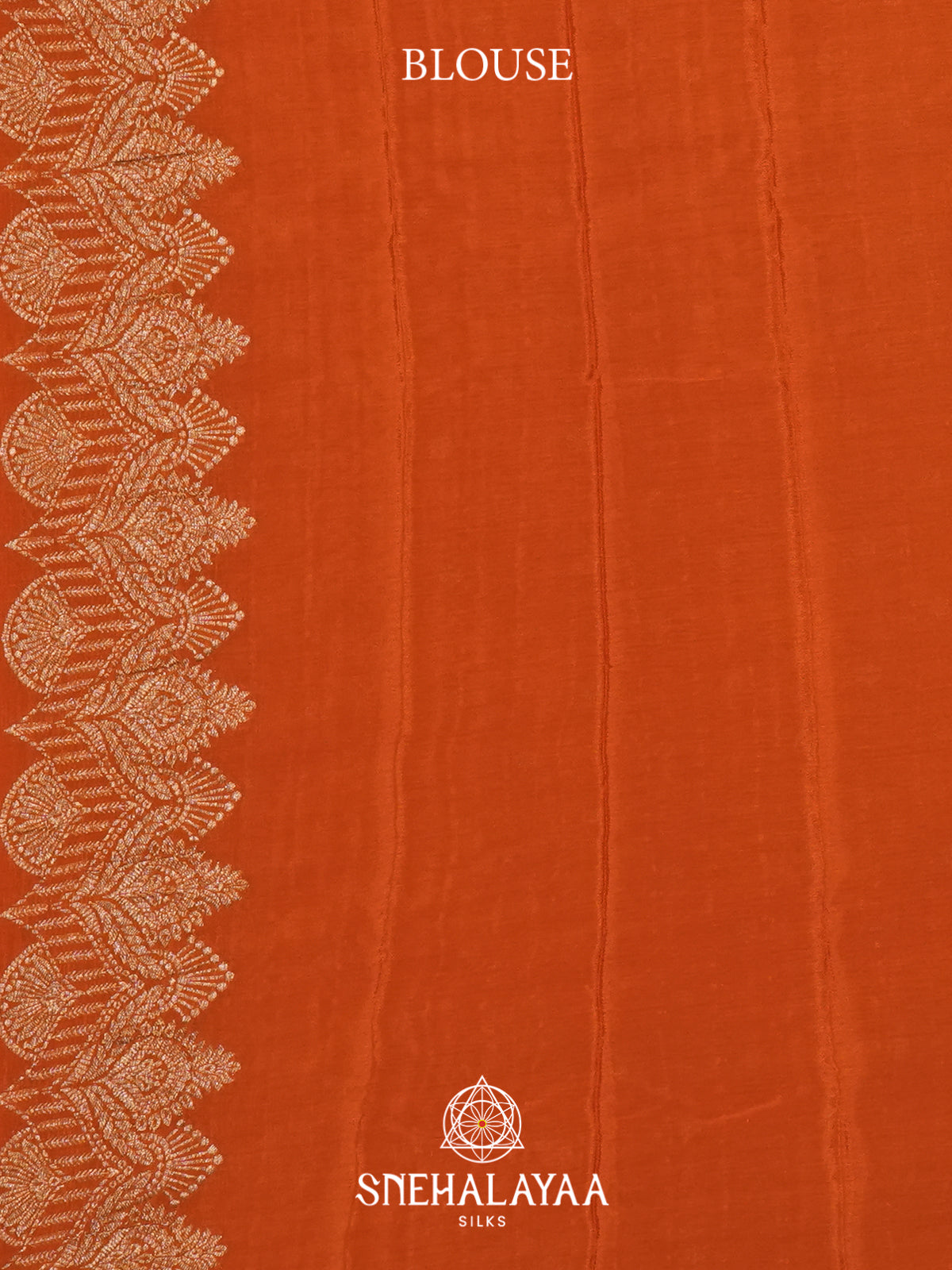Orange  Banaras Saree