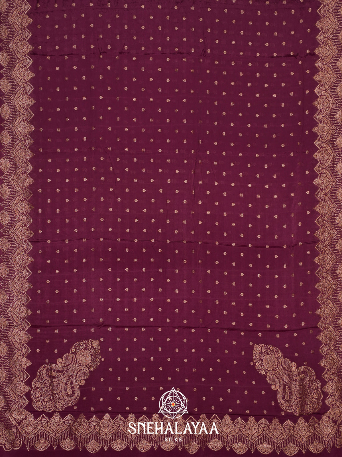 Purble Banaras Saree