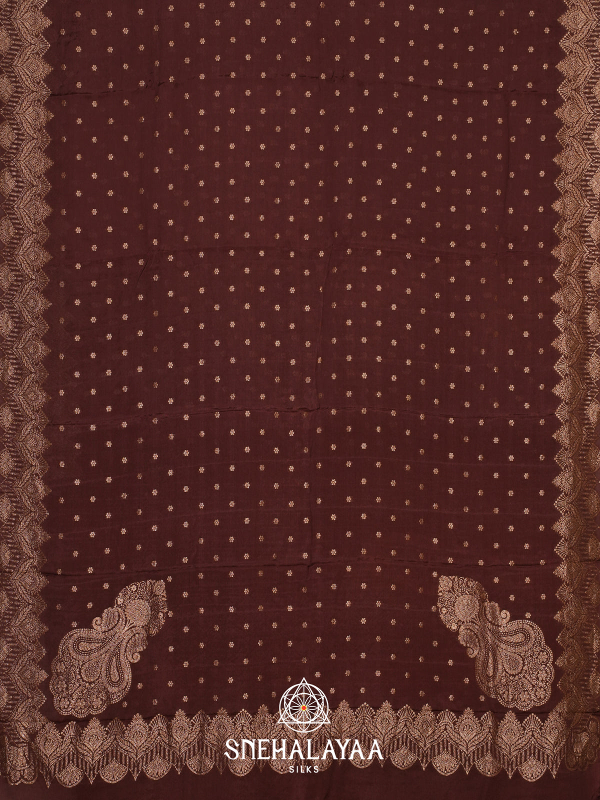 Coffee Brown Banaras Saree