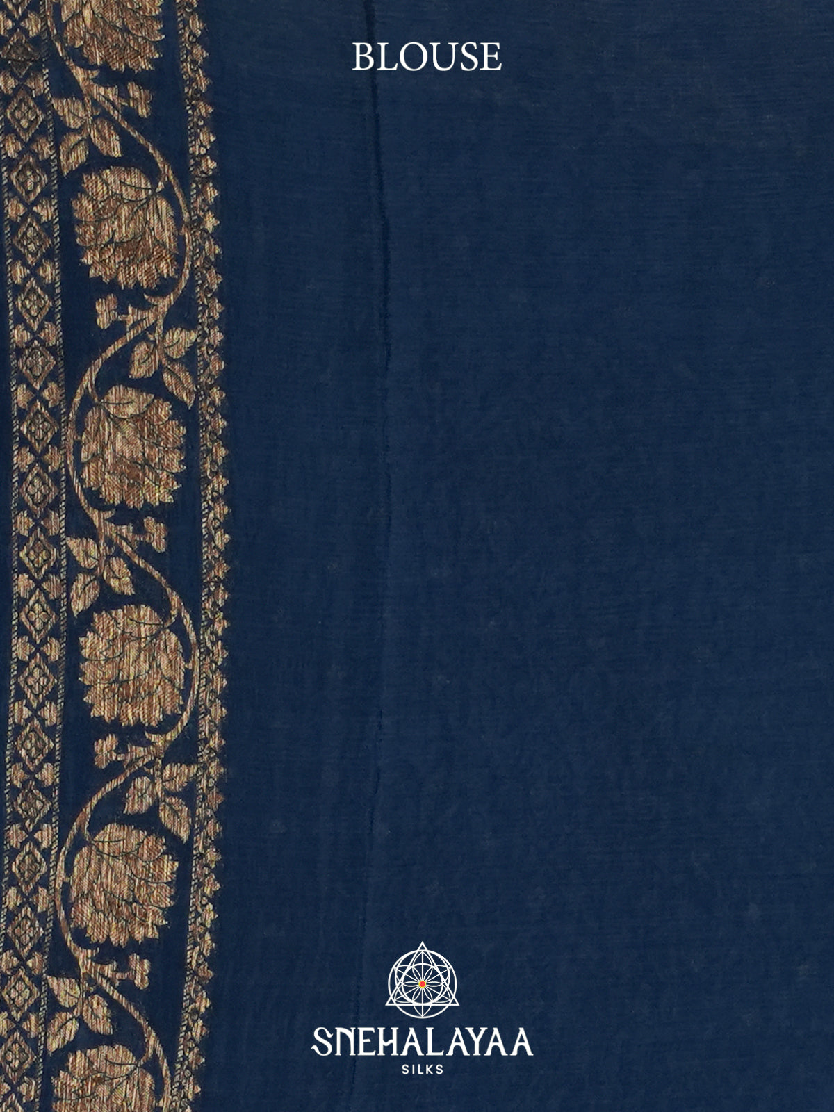 Peacock Blue Banaras Saree