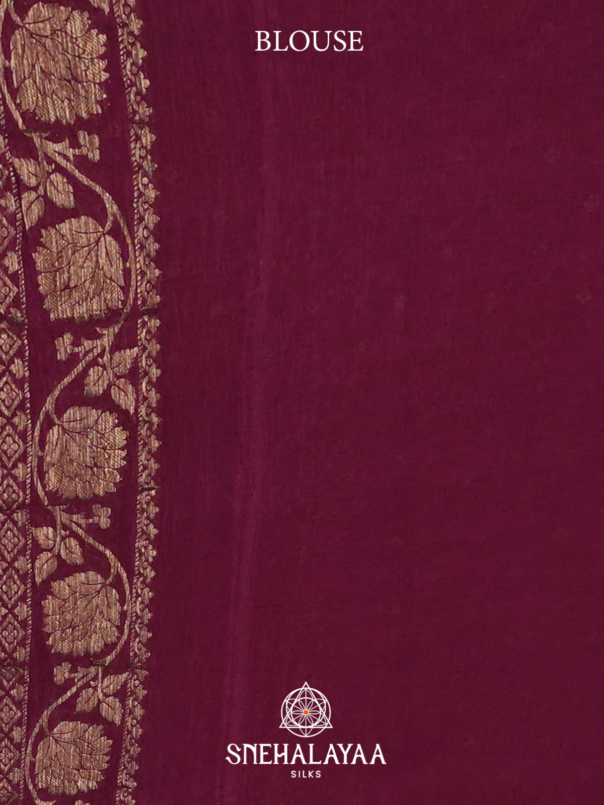 Maroon Banaras Saree
