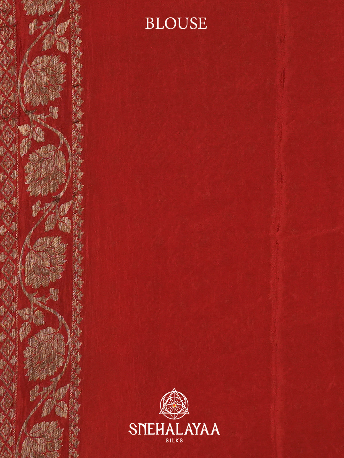 Tomato Red Banaras Saree