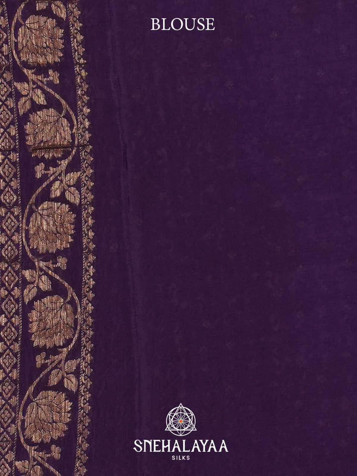 Violet Banaras Saree