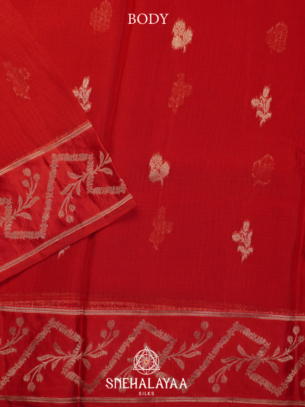 Red  Kota Saree