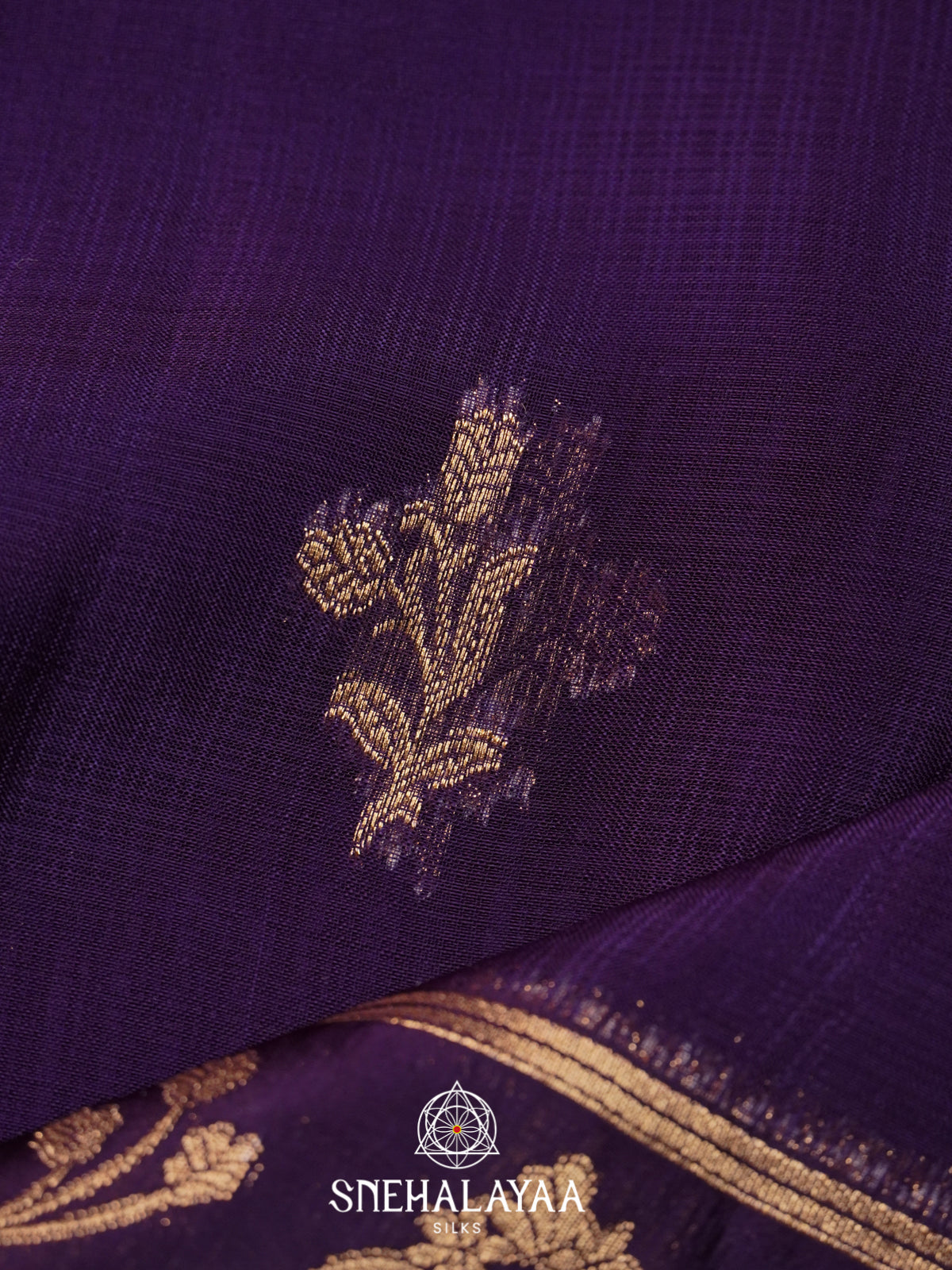 Purple  Kota Saree