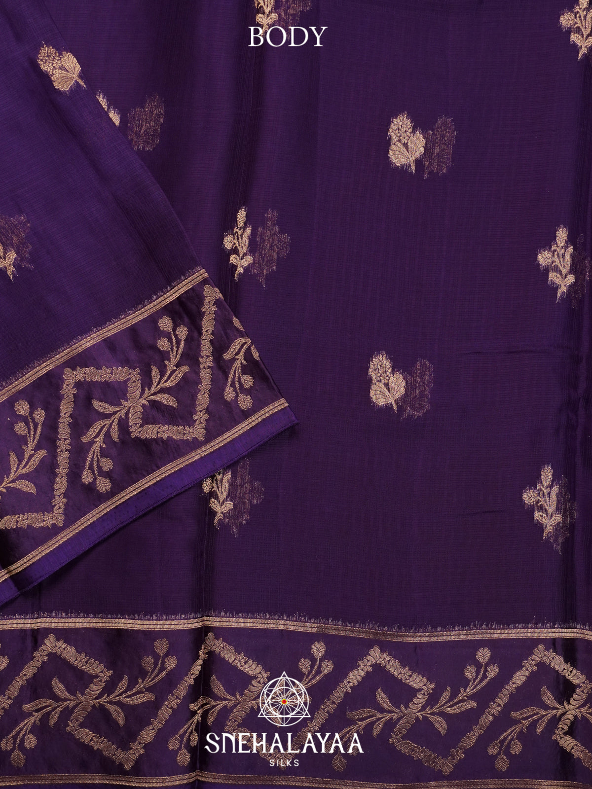 Purple  Kota Saree