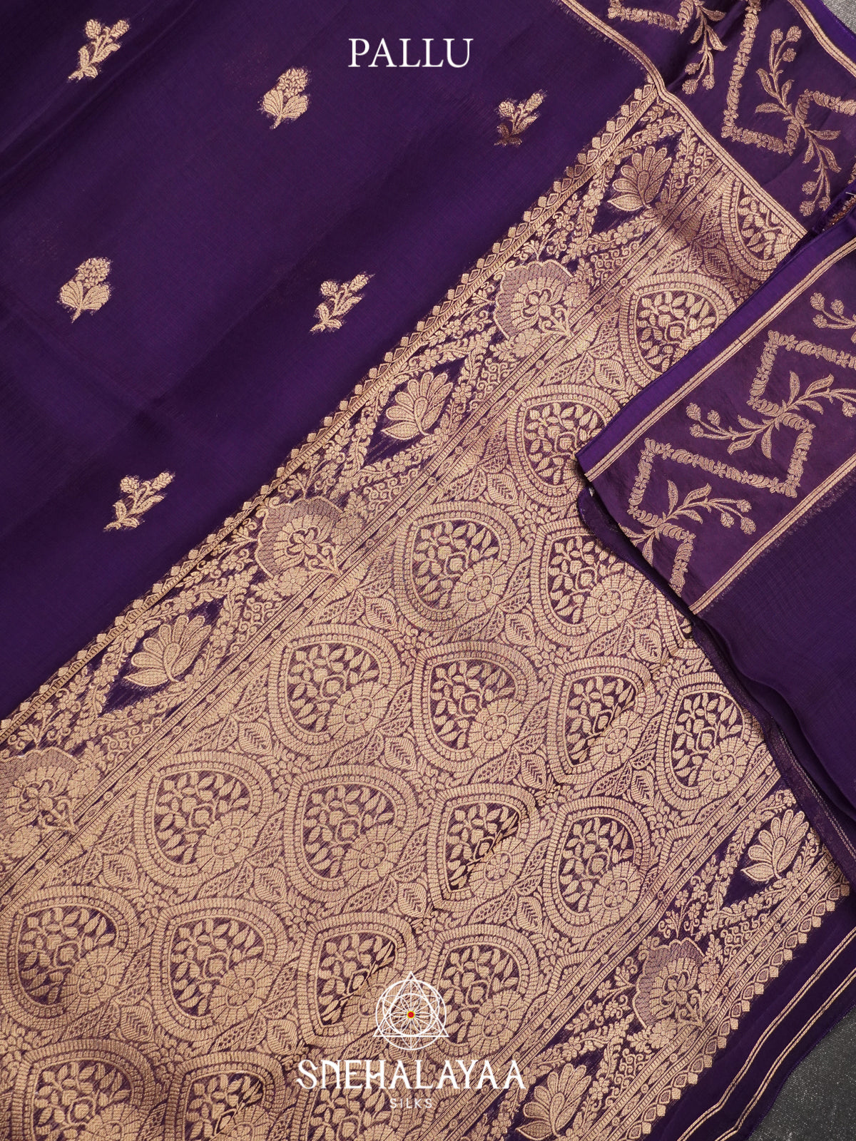 Purple  Kota Saree