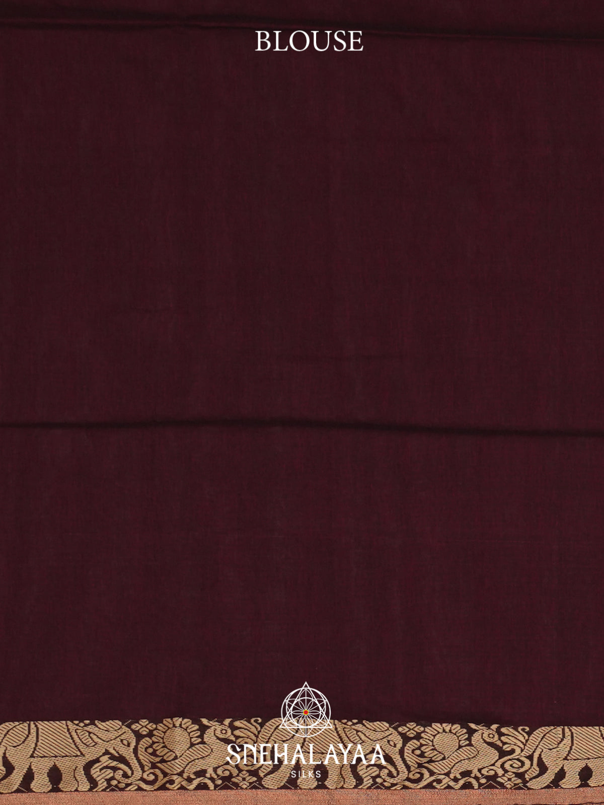 Maroon Mul Cotton Saree