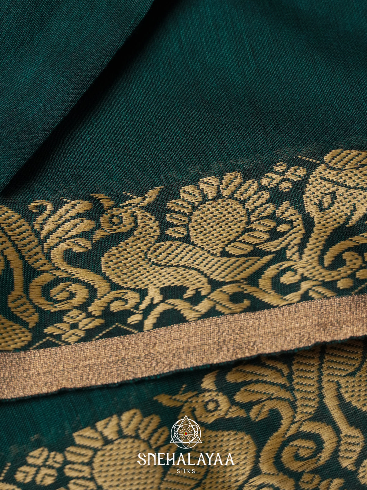 Green Mul Cotton Saree