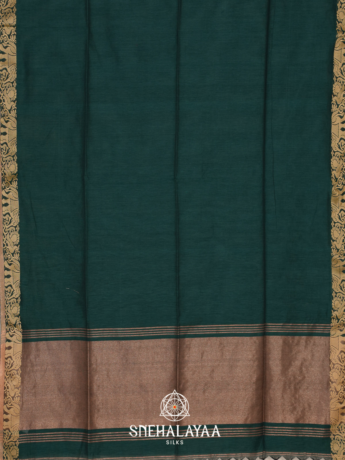 Green Mul Cotton Saree