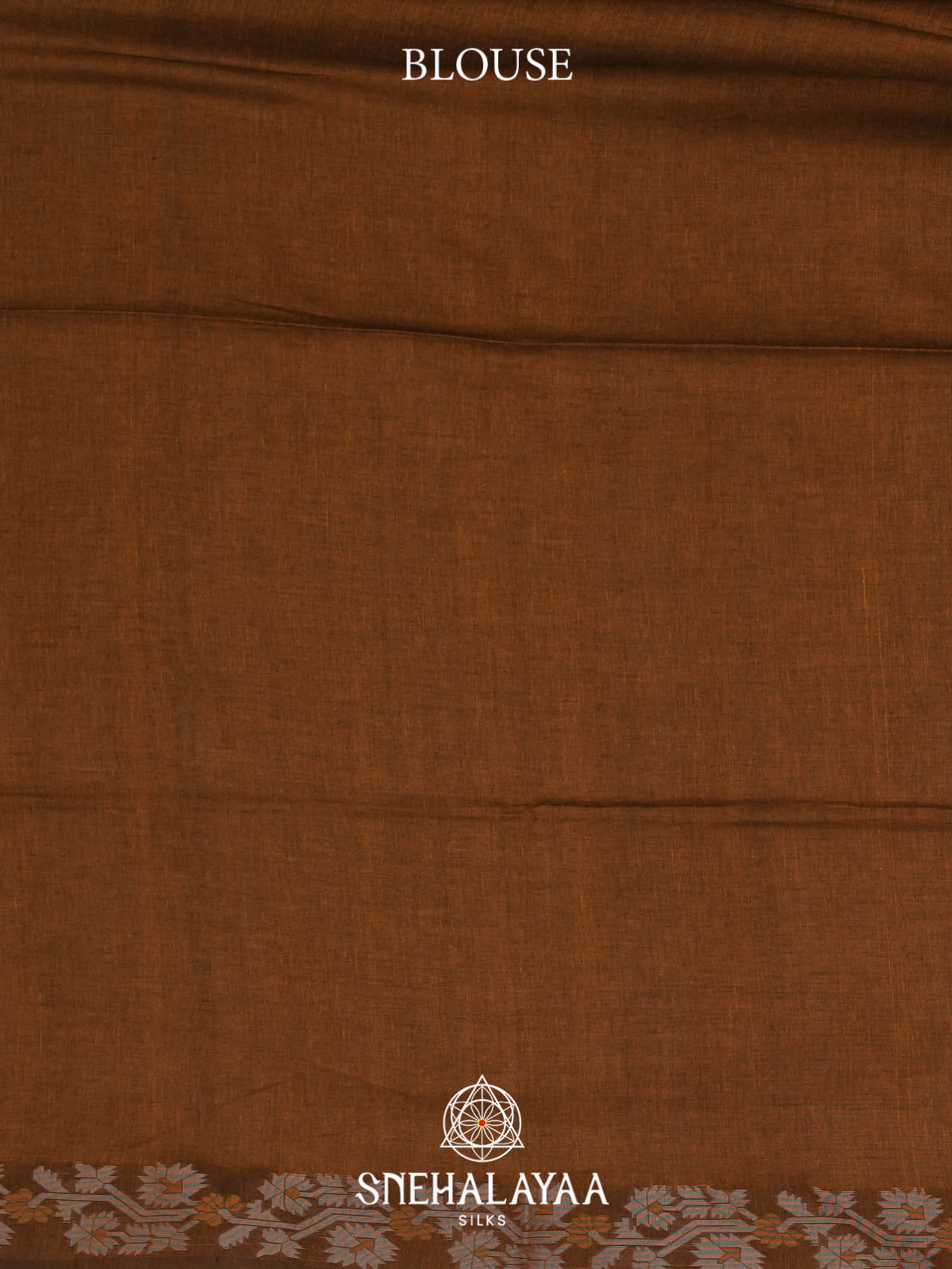 Brown  Mul Cotton Saree