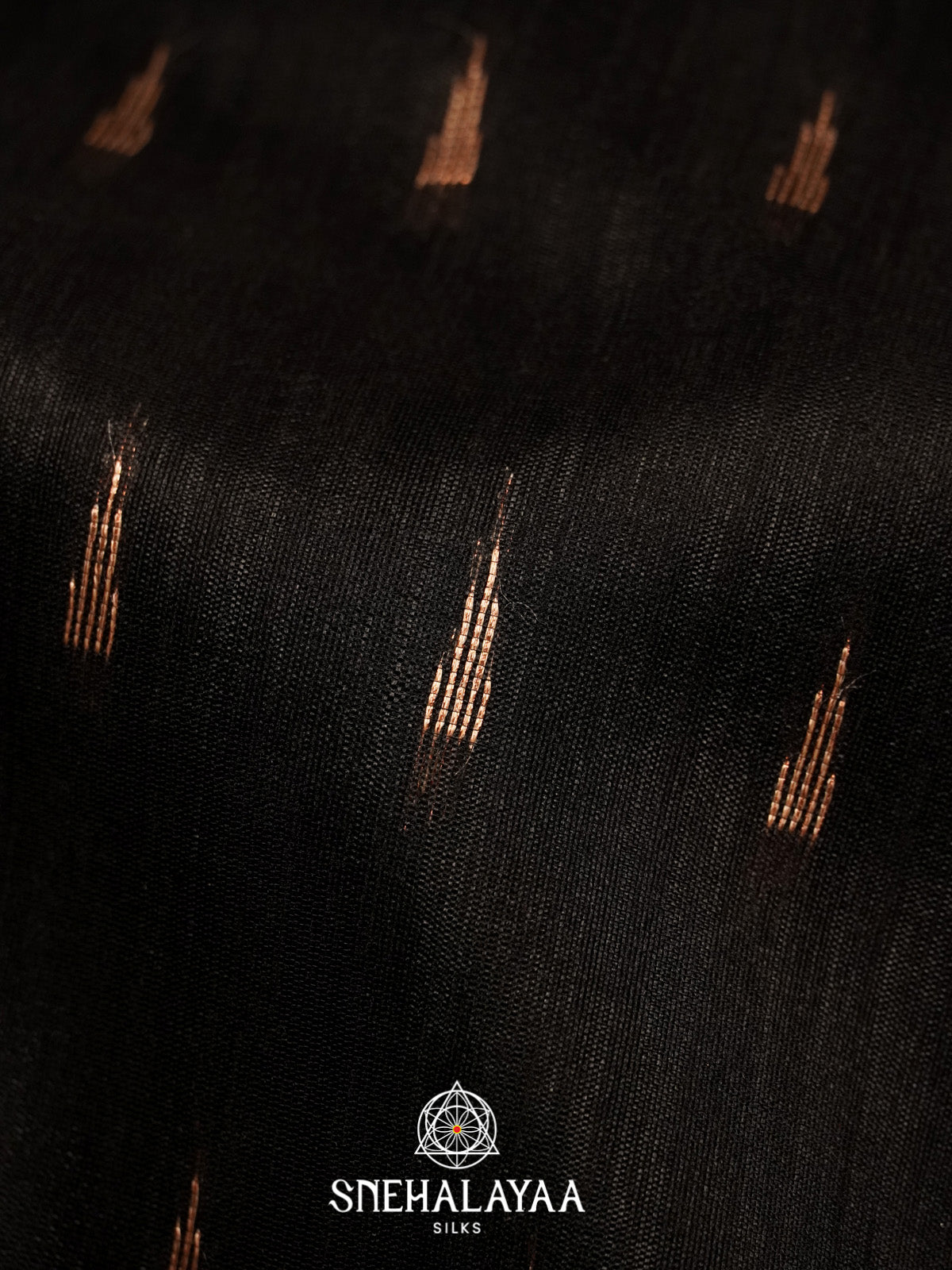 Black Tussar Saree