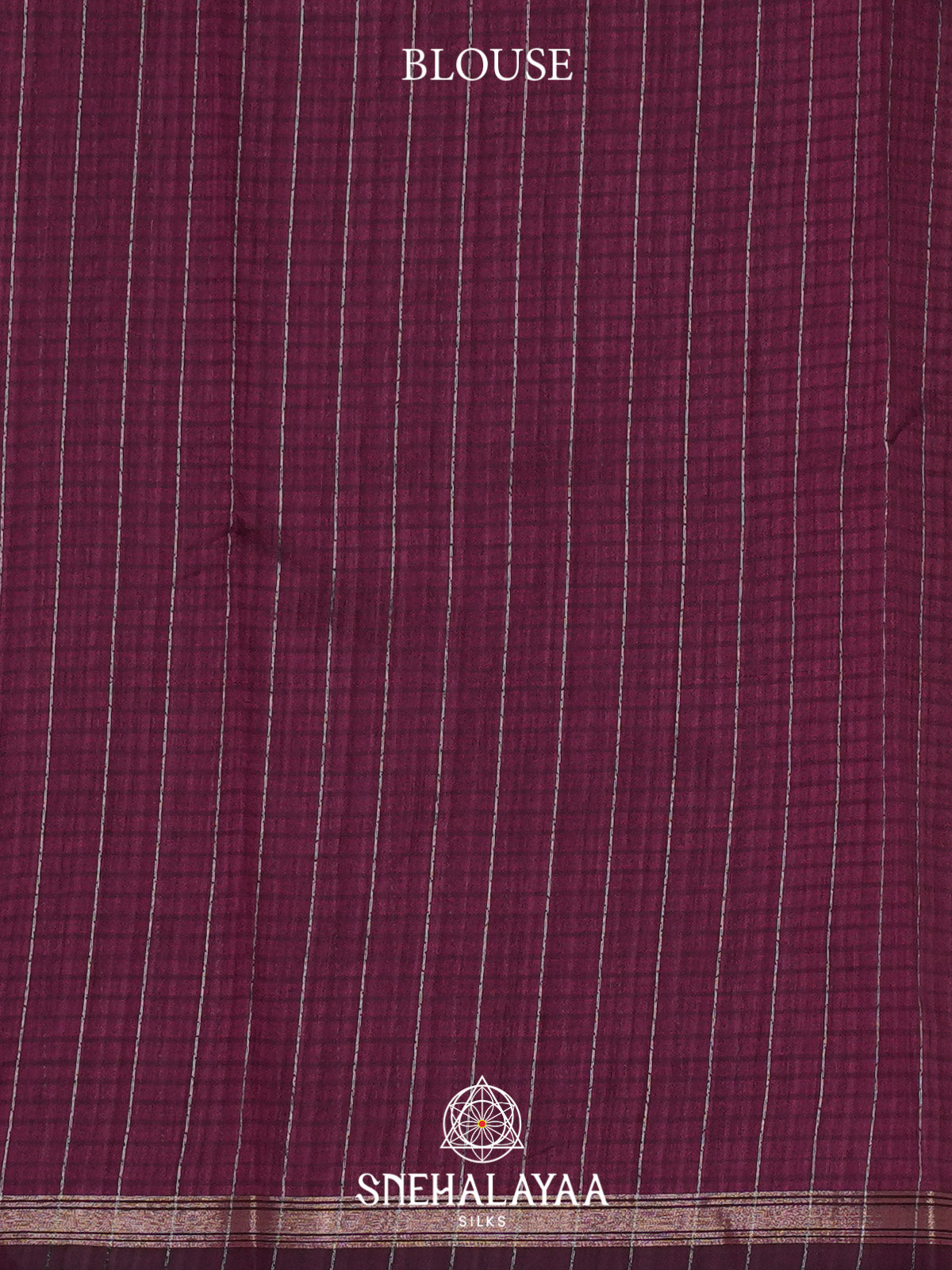 Plum Tussar Saree