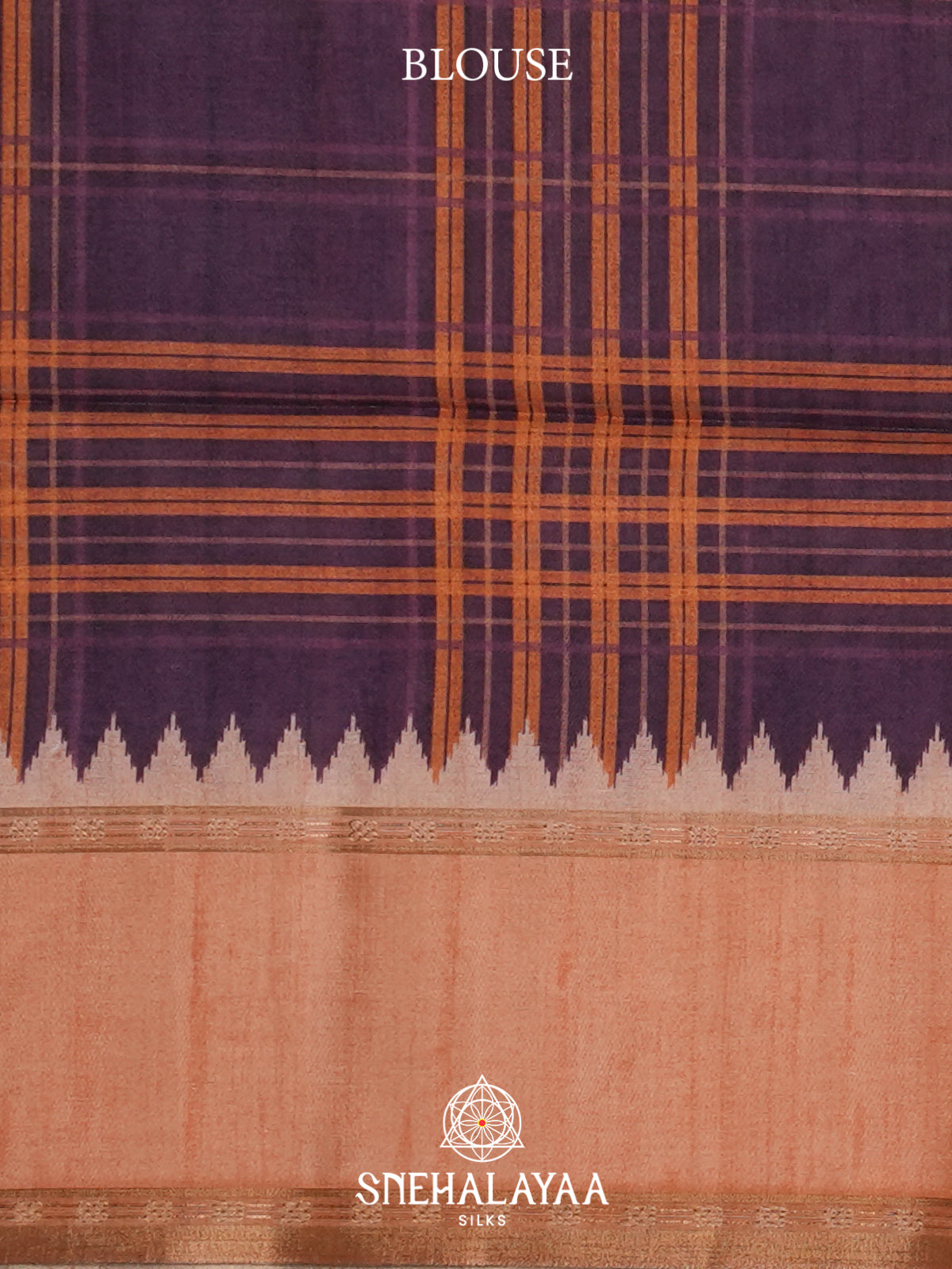 Violet Tussar Saree