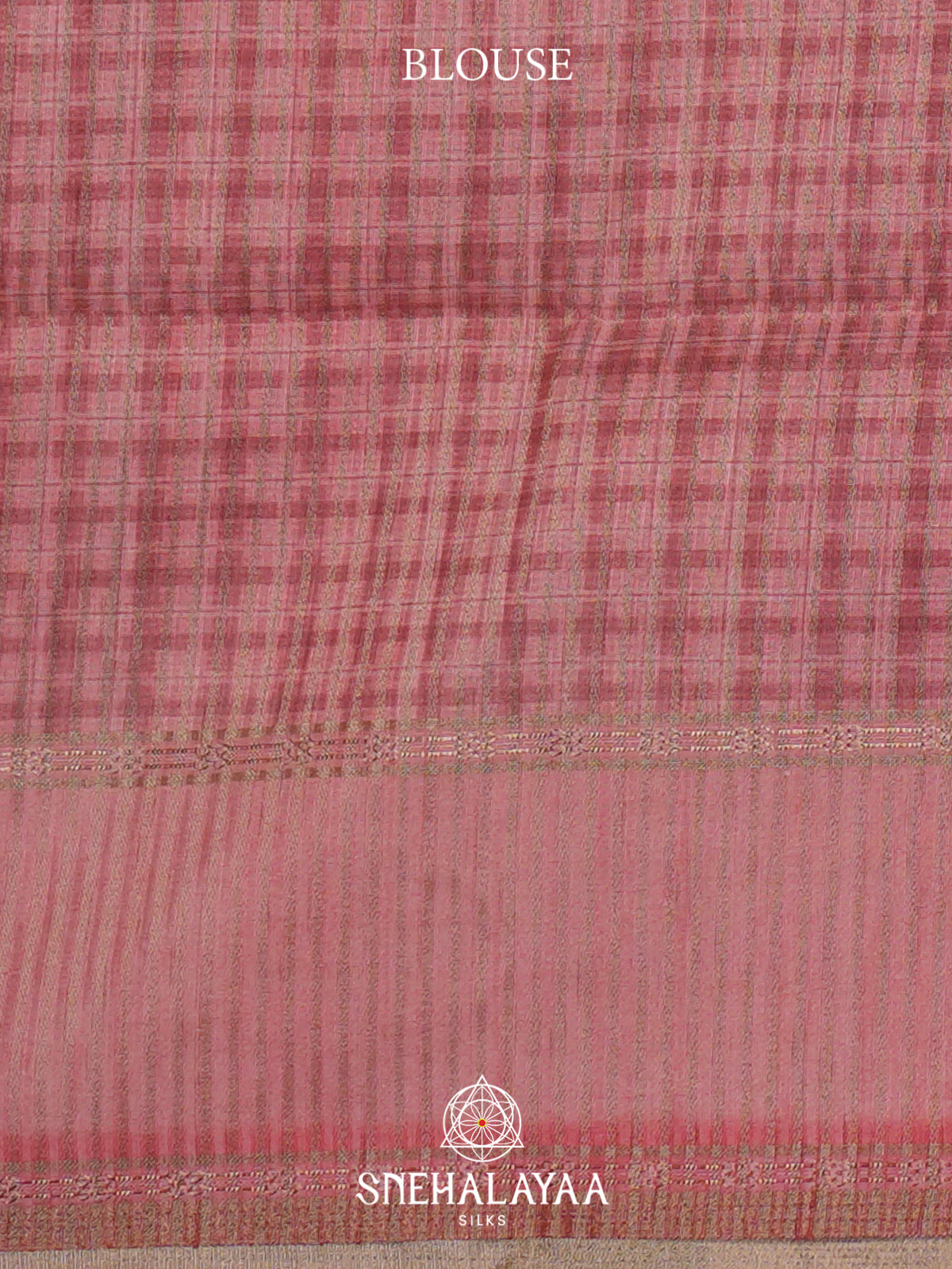 Pink Tussar Saree