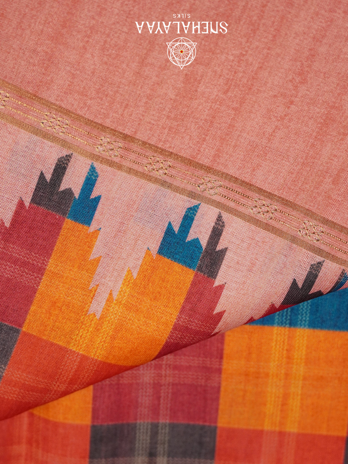 Pink Tussar Saree