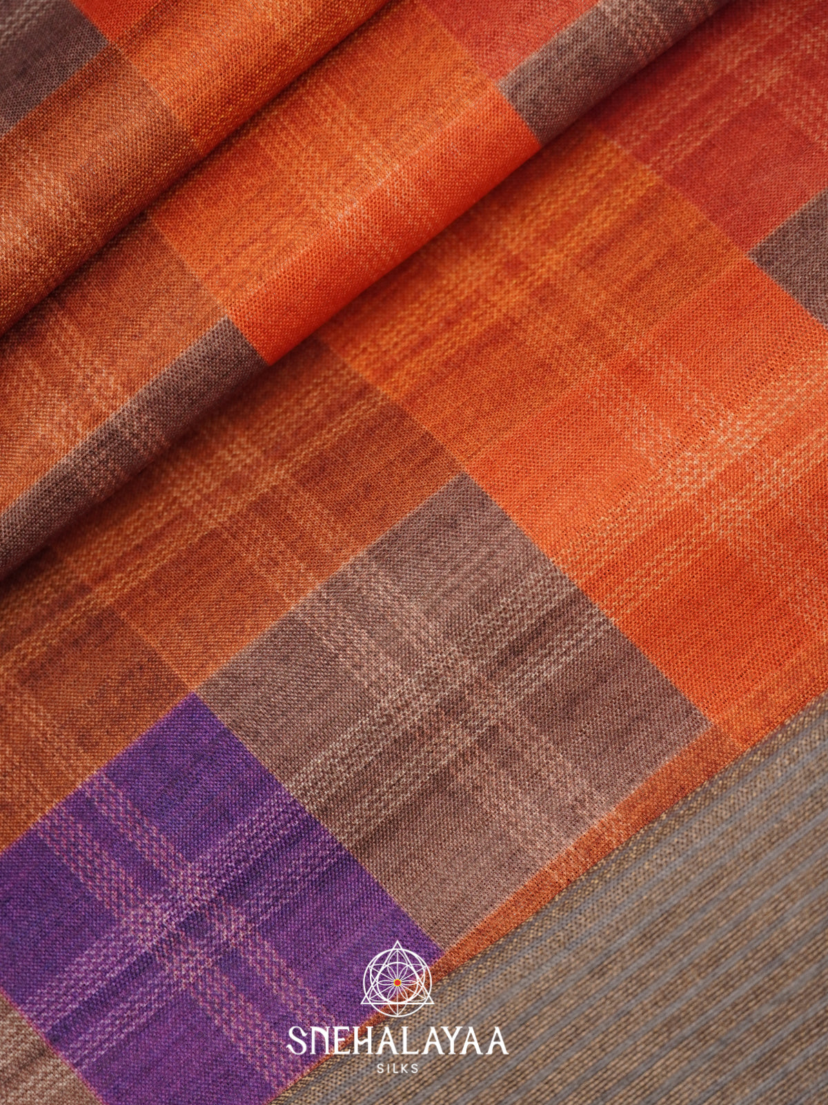 Grey Tussar Saree