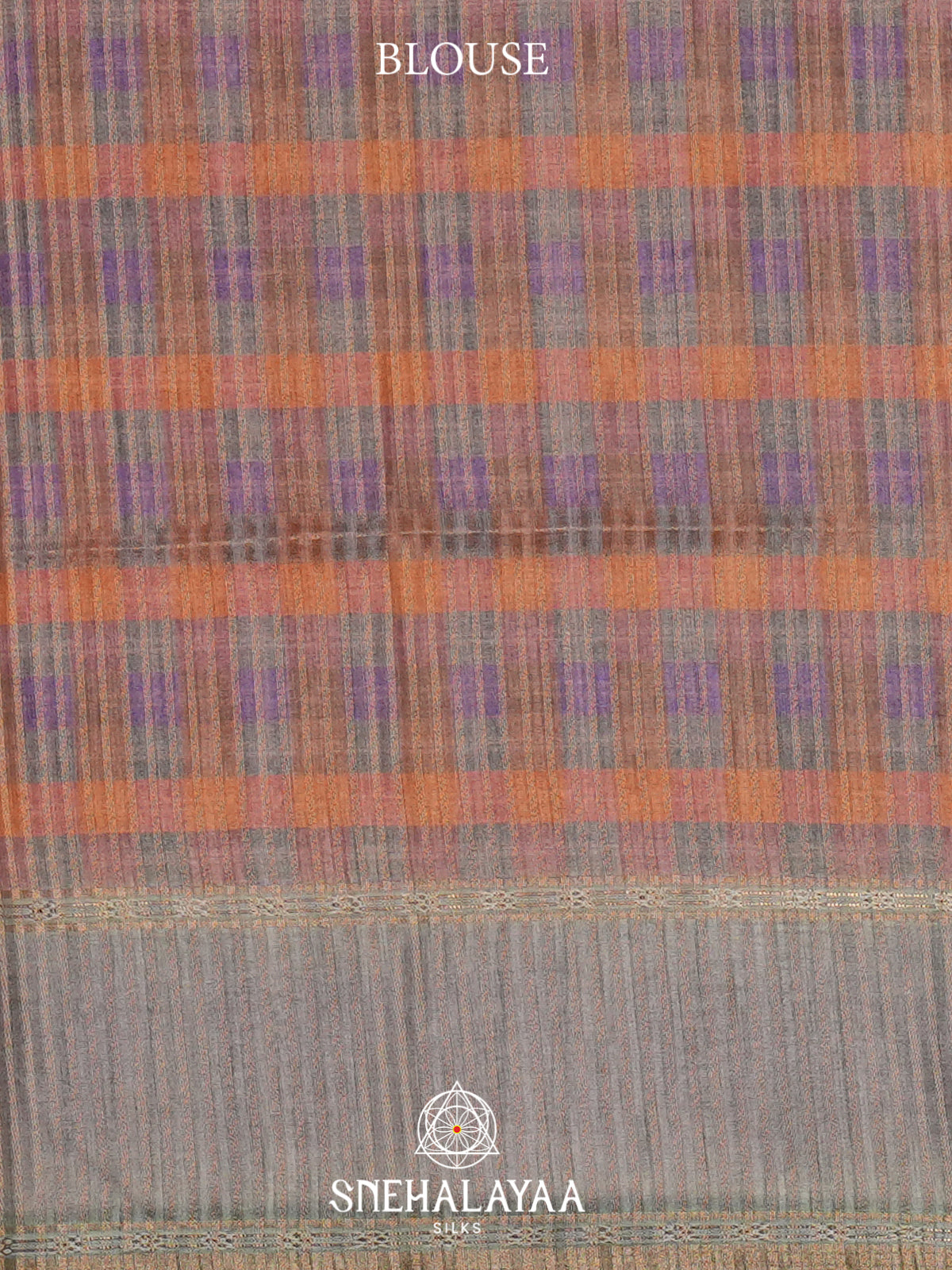Grey Tussar Saree