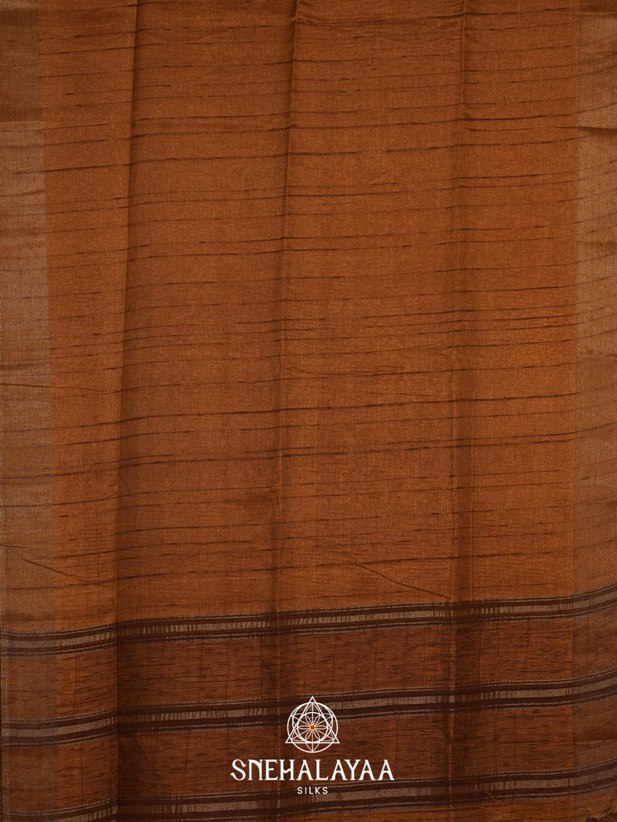 Brown Tussar Saree