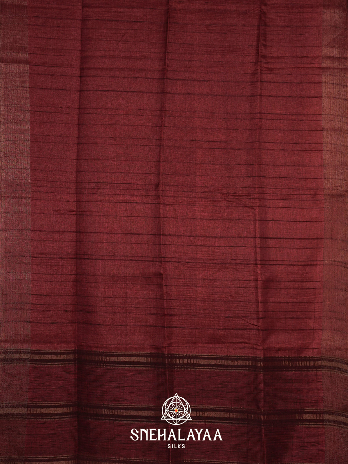 Brown Tussar Saree