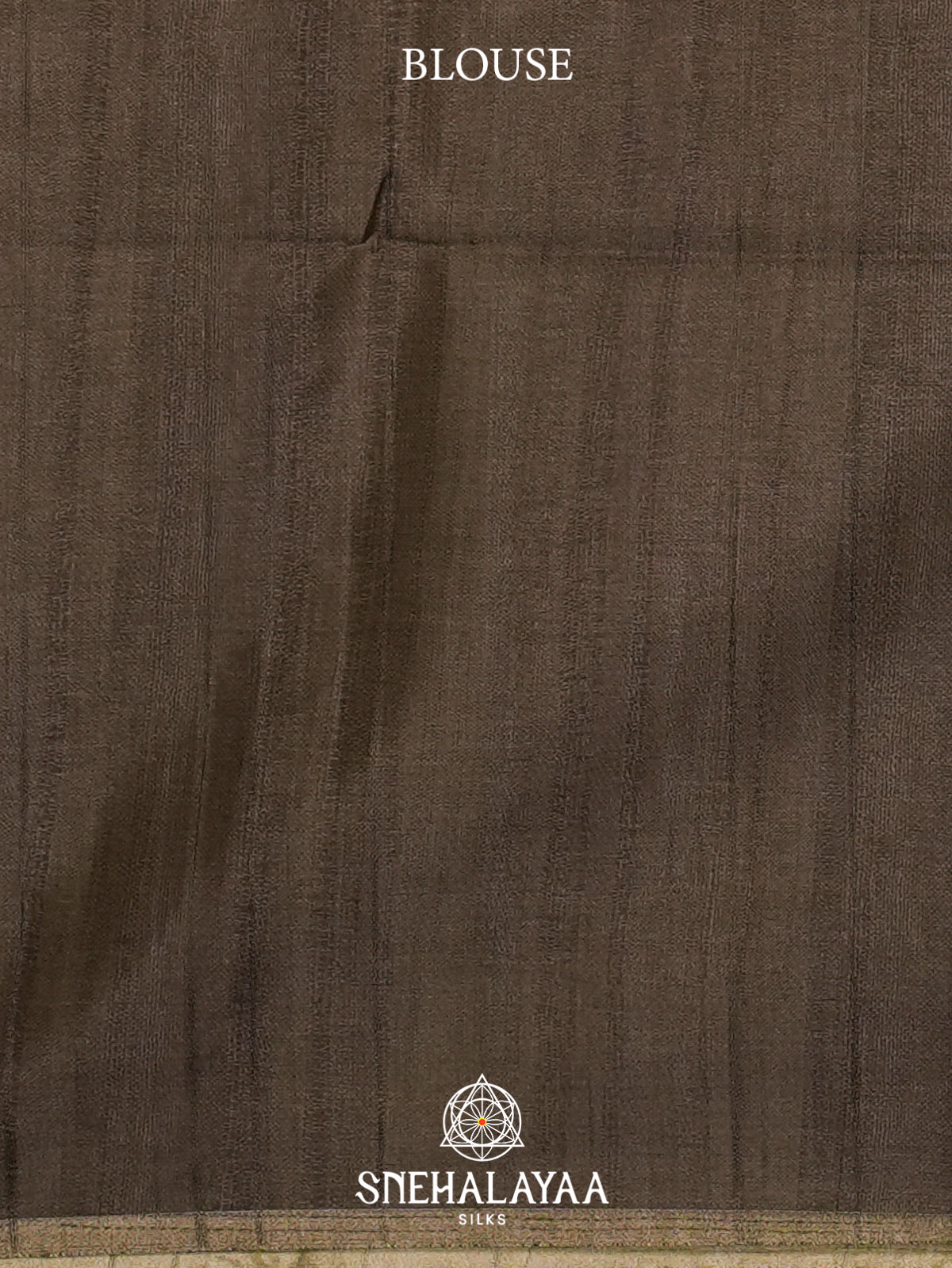 Brown Tussar Saree