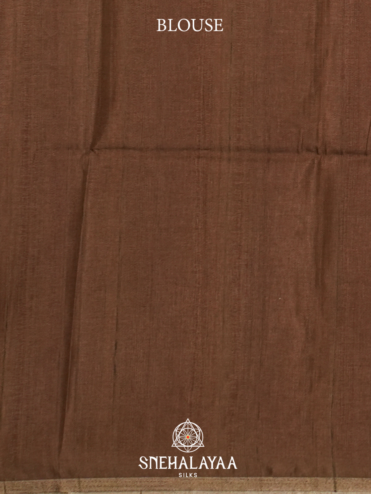 Brown  Tussar Saree