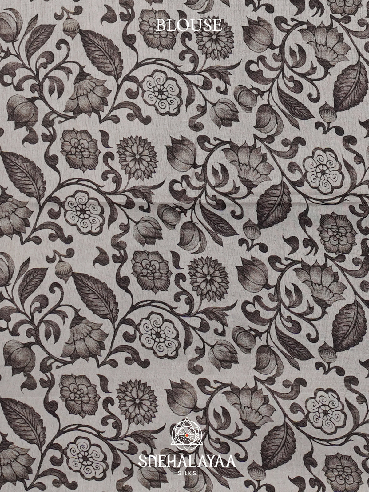 Black Tussar Saree