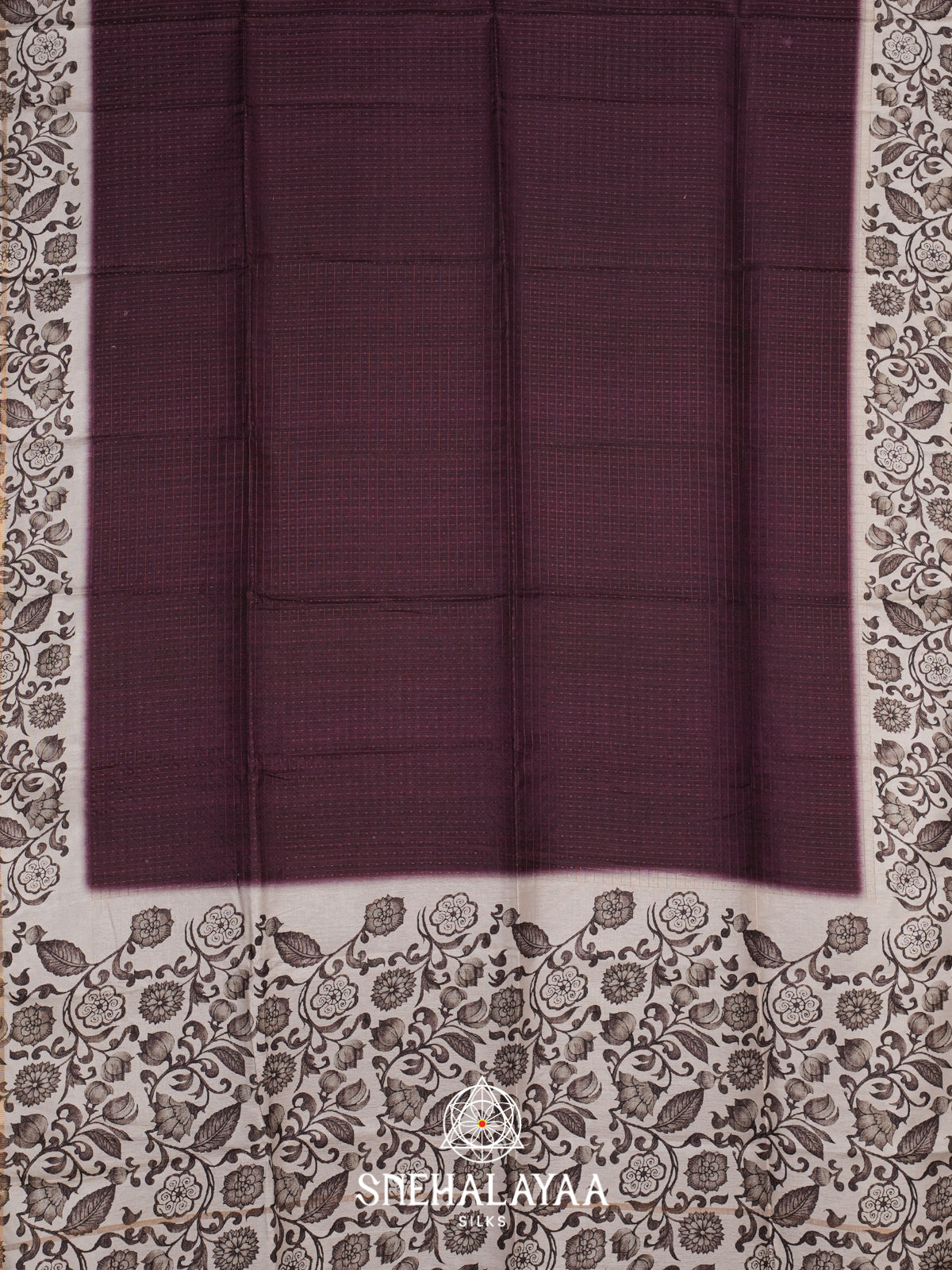 Purble Tussar Saree