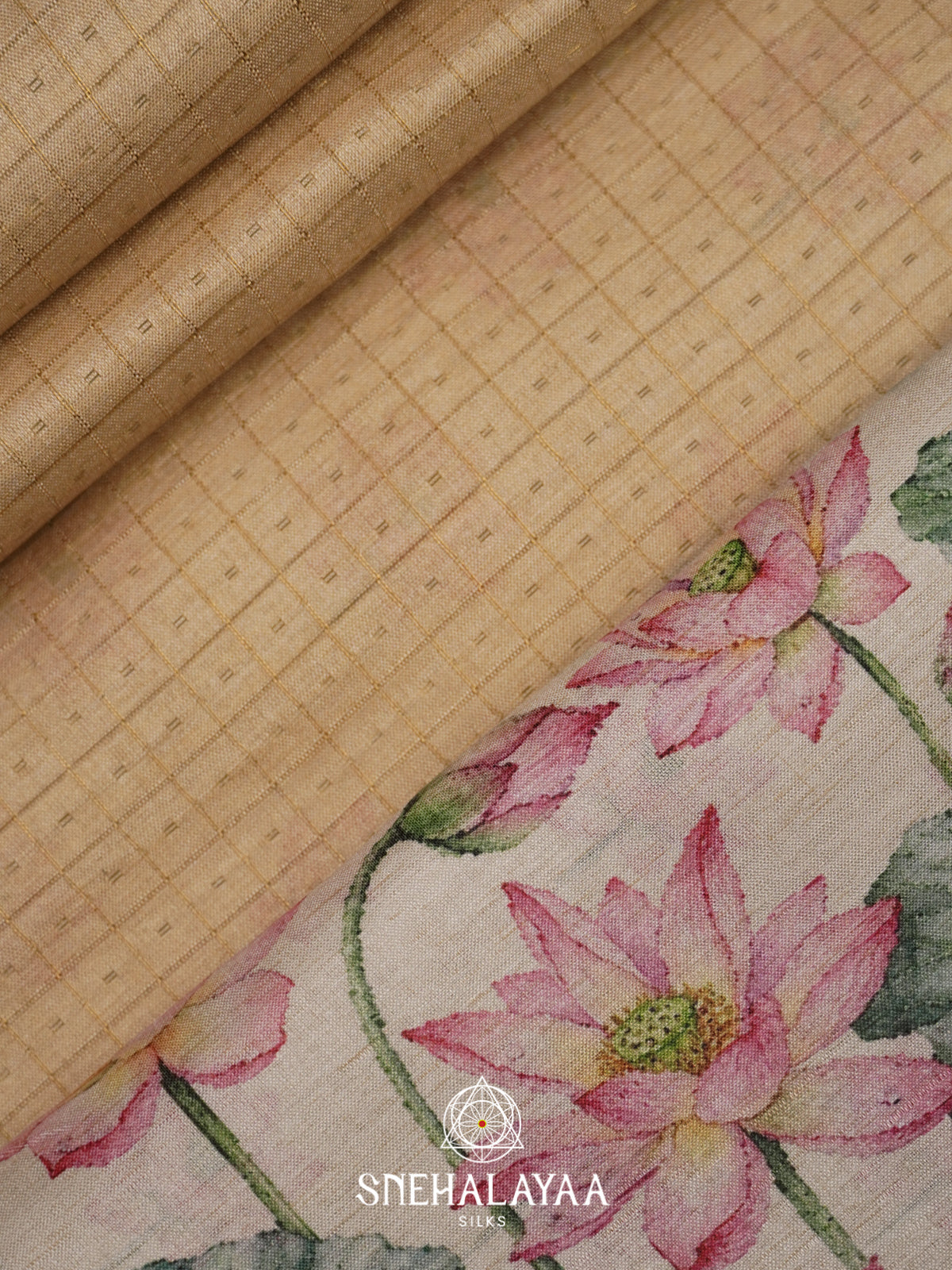 Sandal Tussar Saree