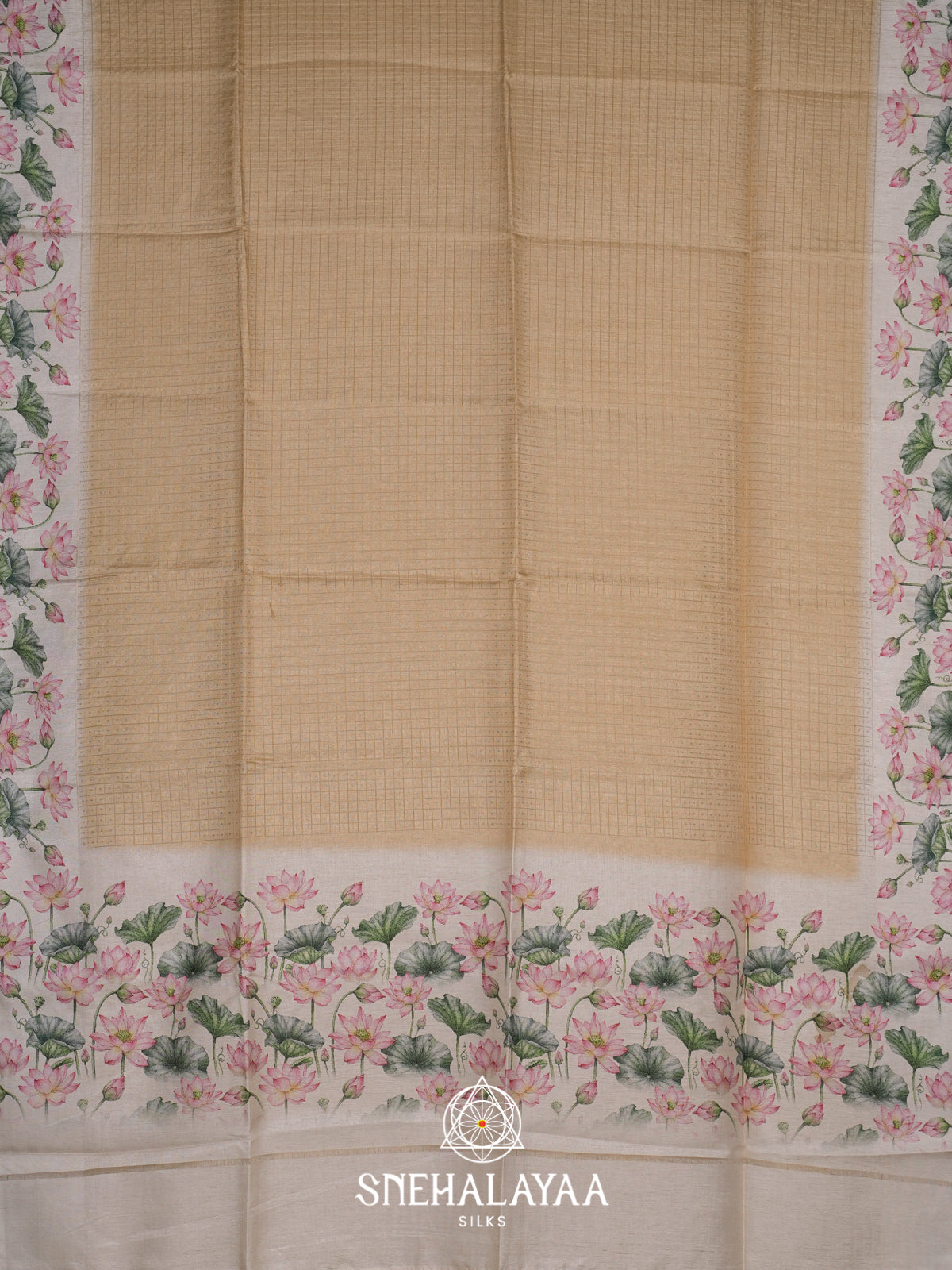 Sandal Tussar Saree