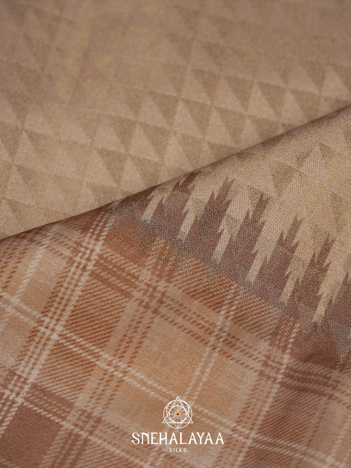 Brown Tussar Saree
