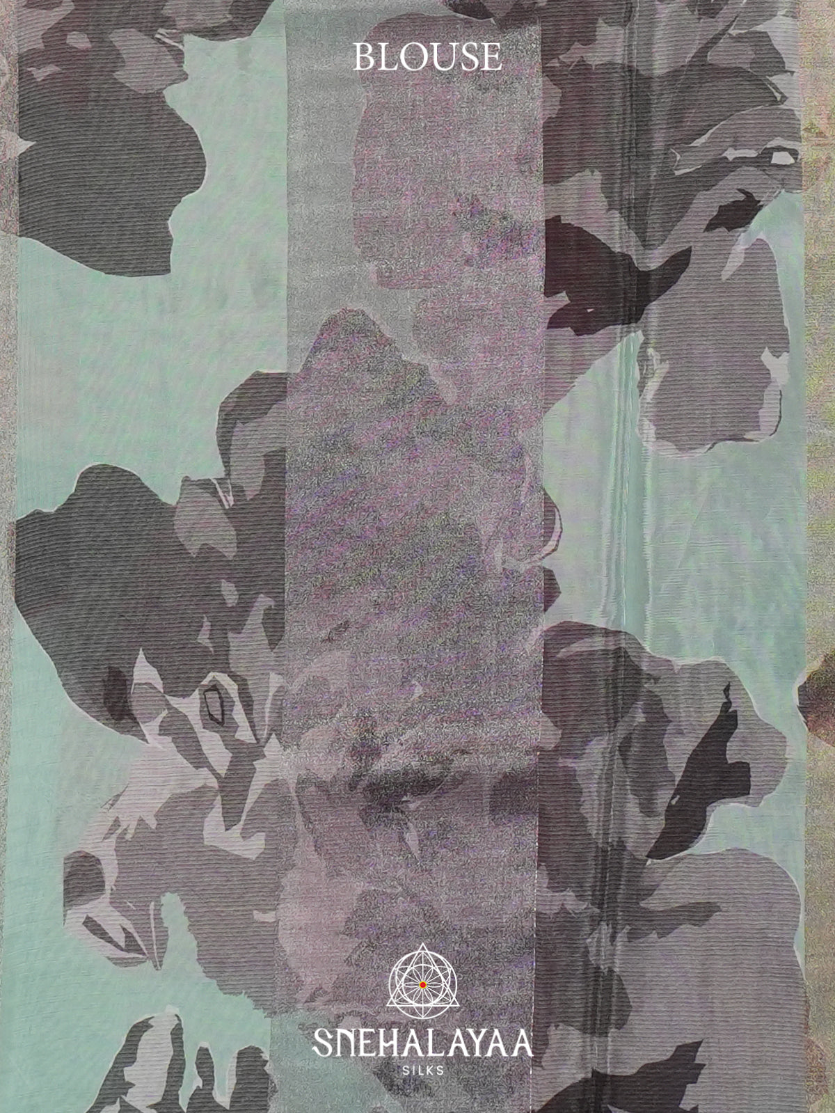 Sage Green Semi Crepe Silk Saree