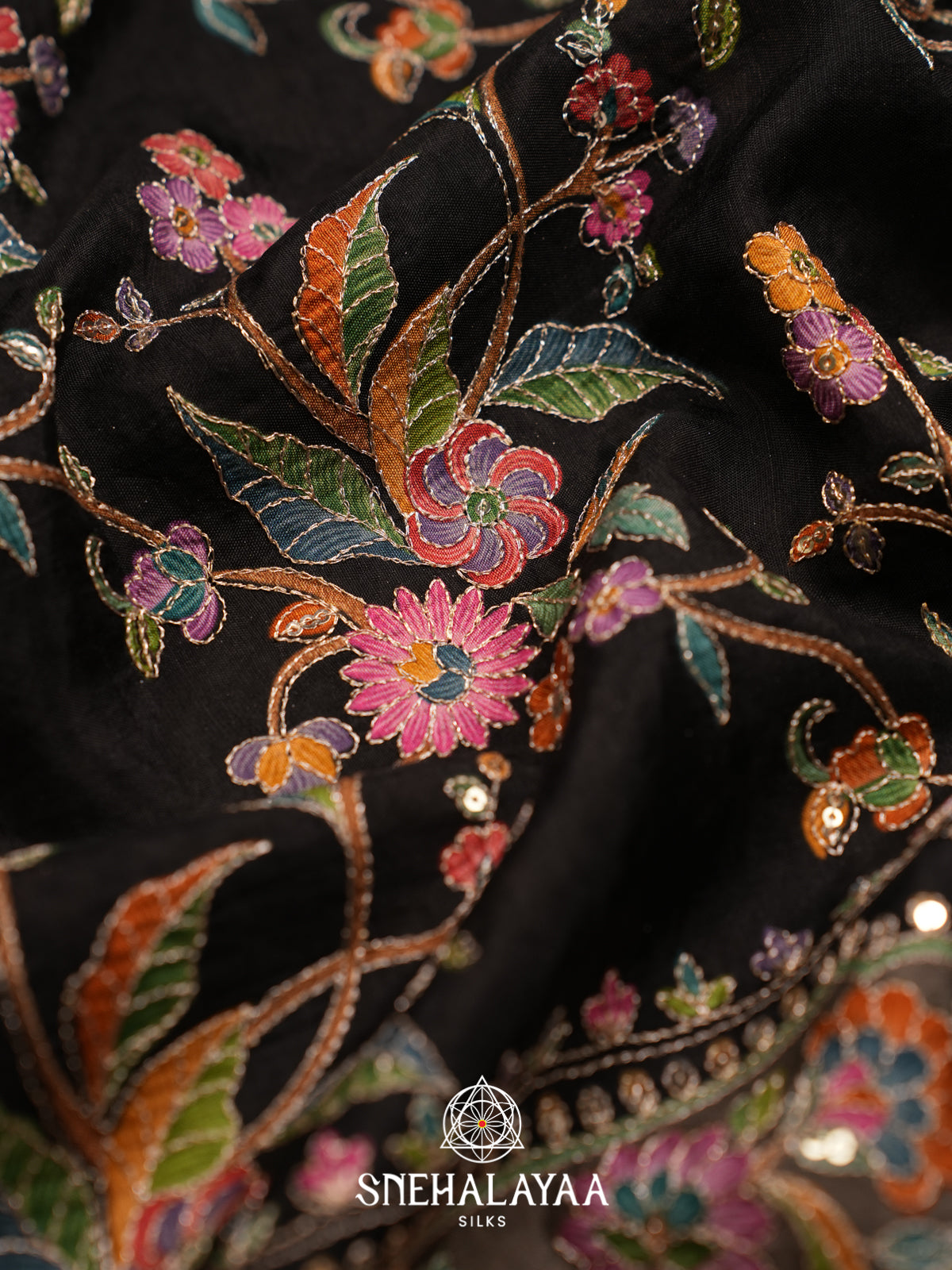 Black Banaras Saree