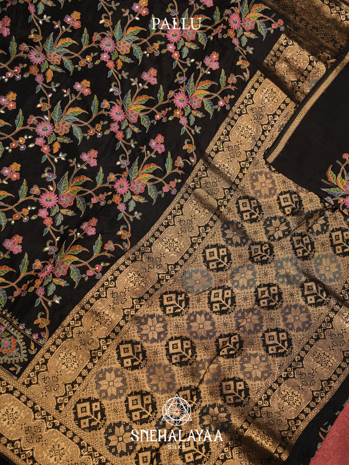 Black Banaras Saree