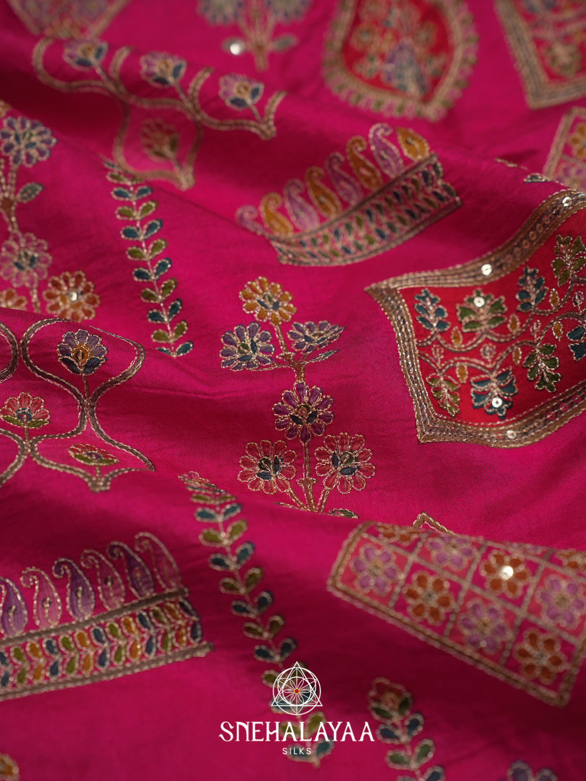 Pink Banaras Saree