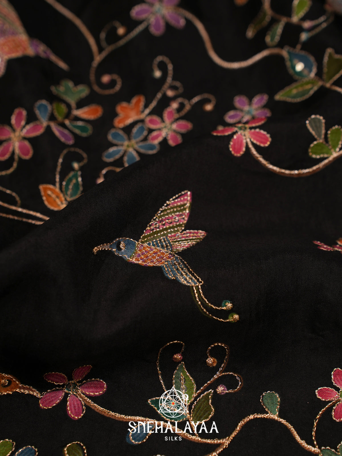 Black Banaras Saree
