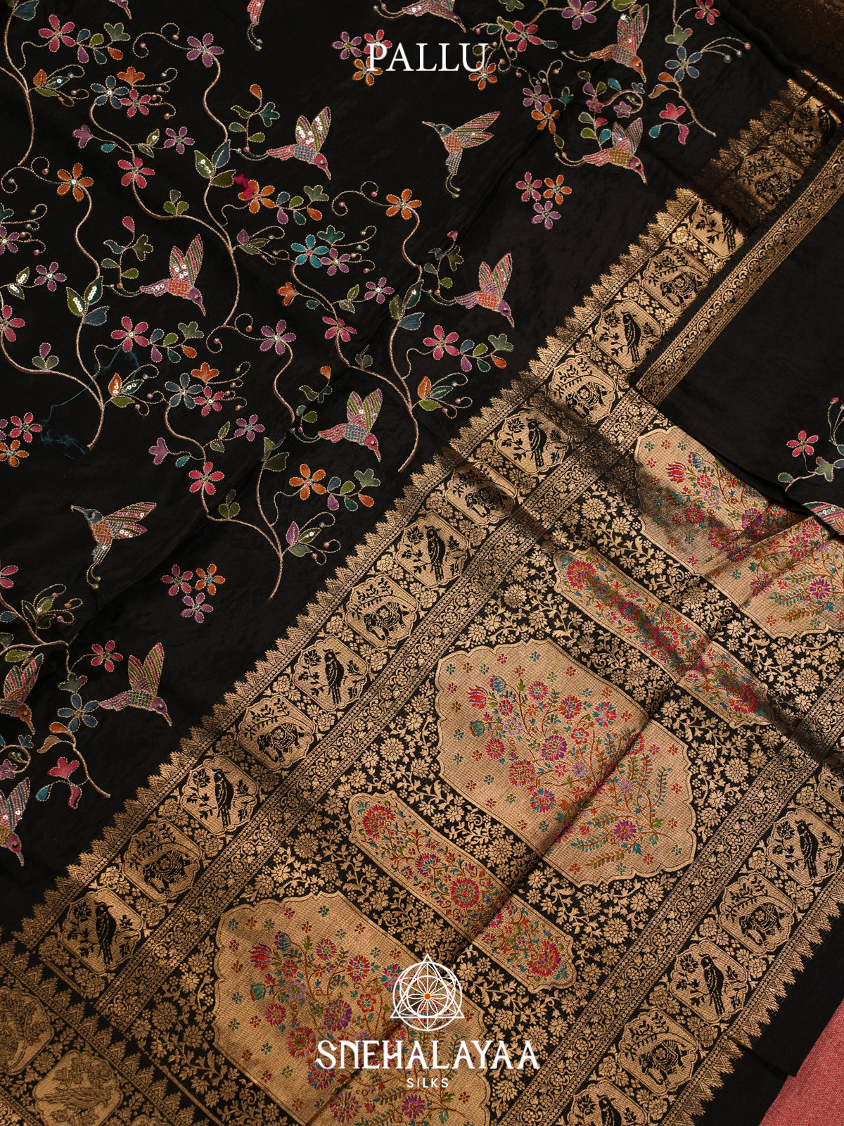 Black Banaras Saree