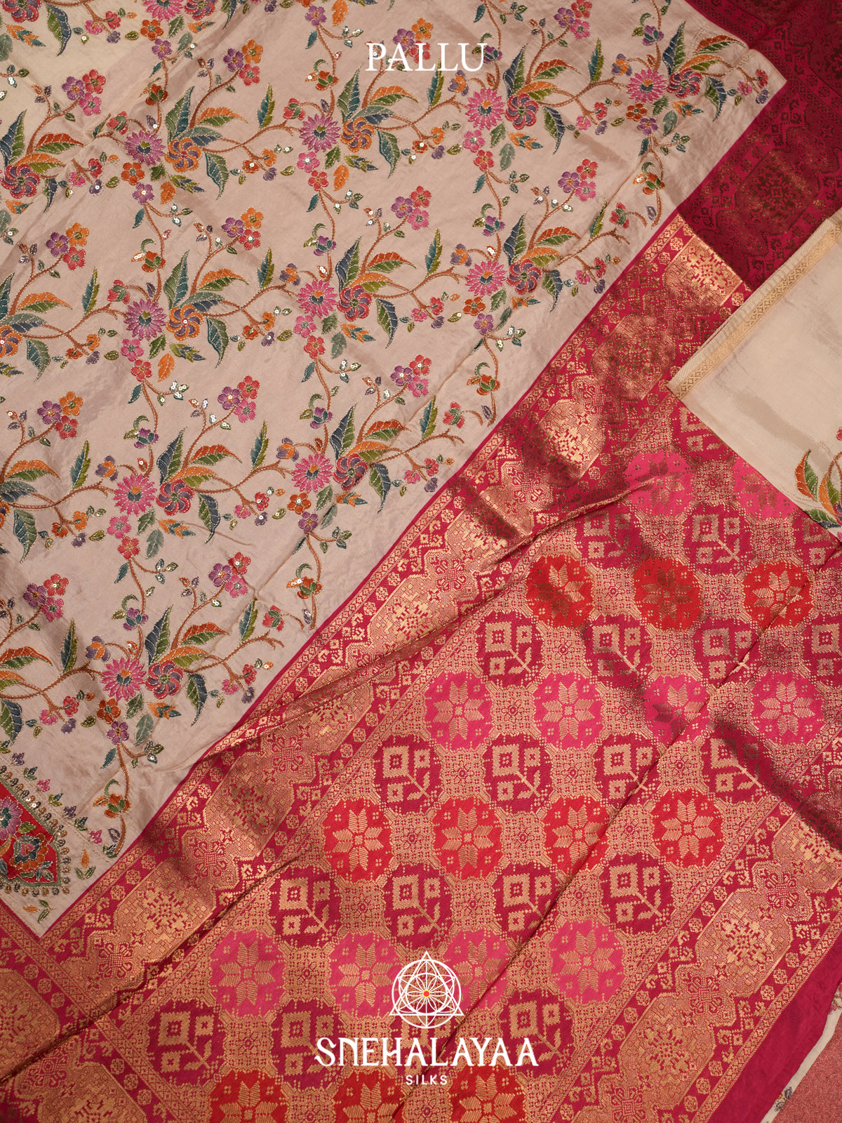 Off White Banaras Saree