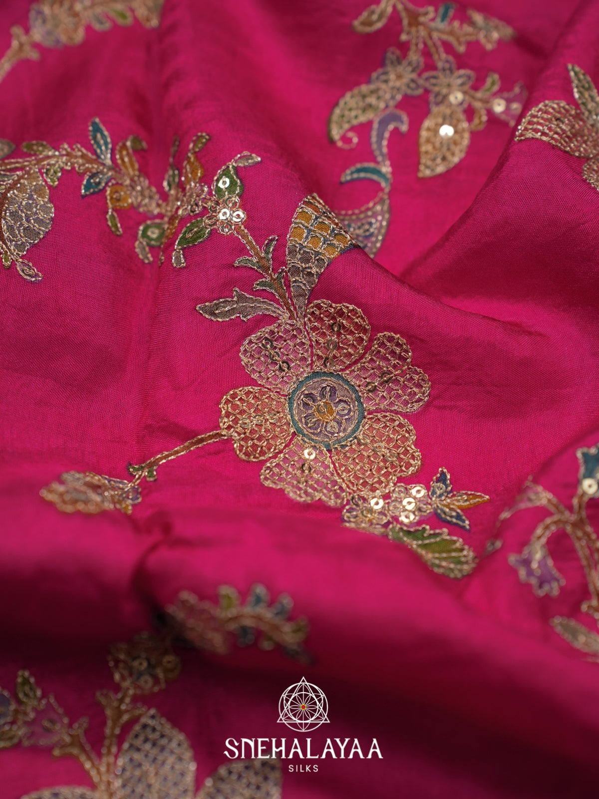 Pink Banaras Saree