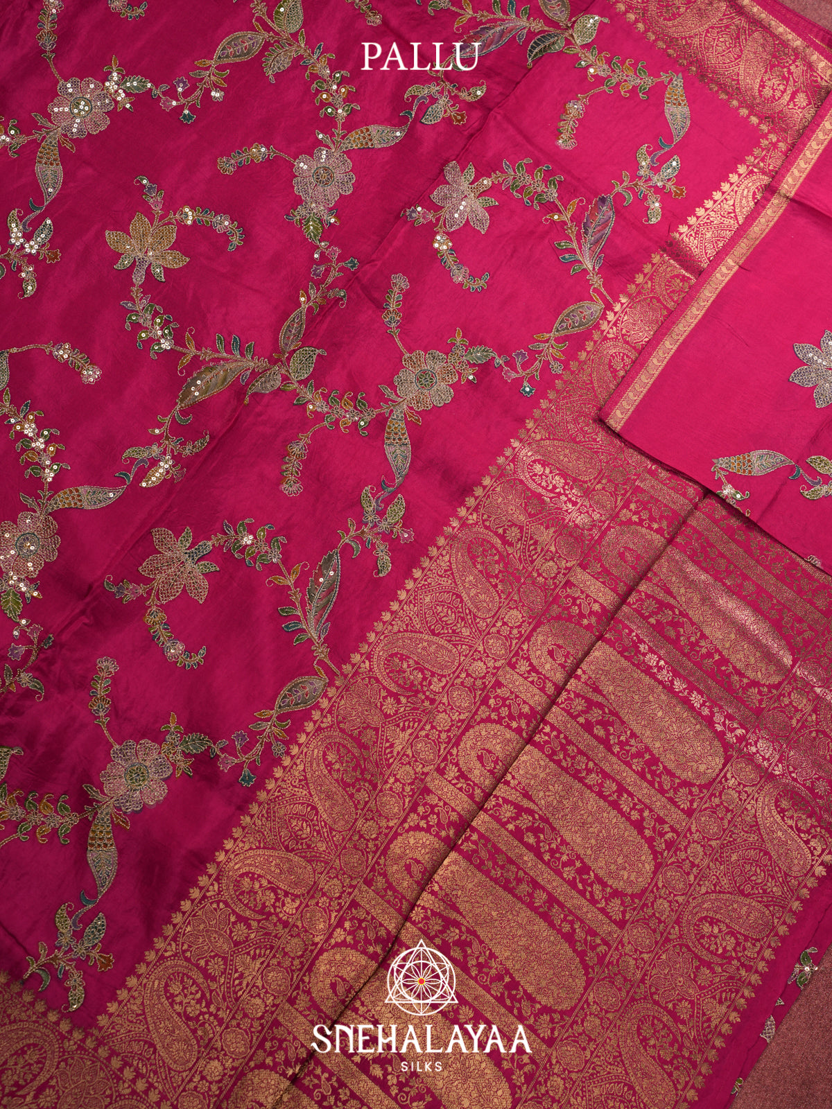 Pink Banaras Saree