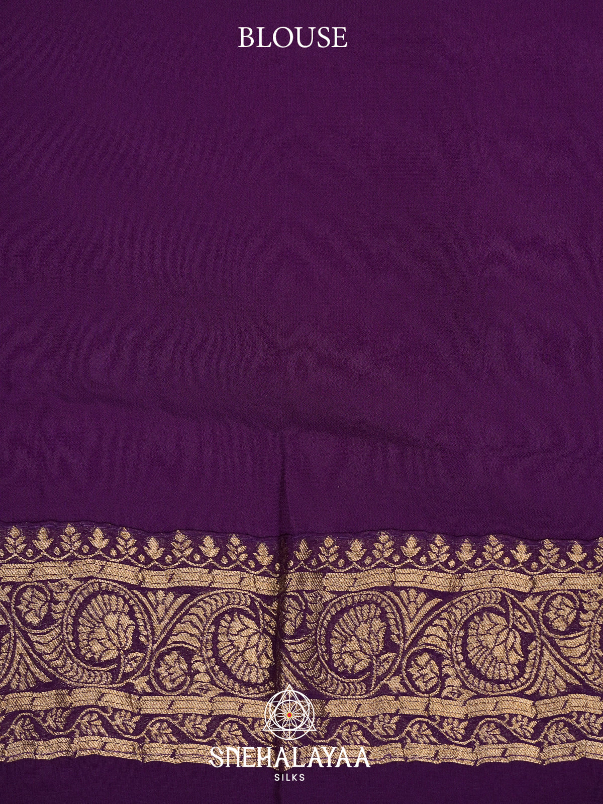 Purple  Georgette Saree