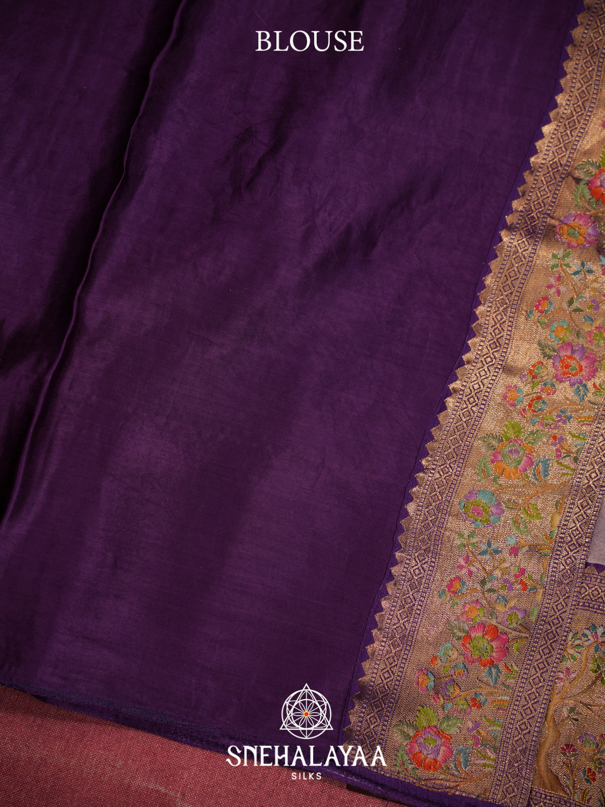 Lilac Banaras Saree