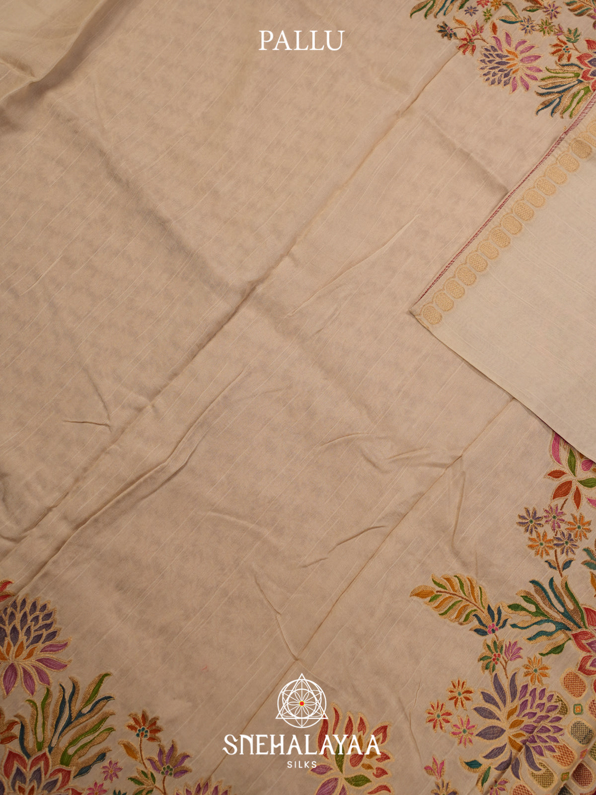 Off White Banaras Saree